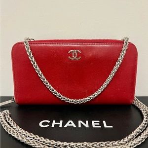 Chanel Large Wallet on Chain